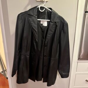 Black Women's Leather Jacket
